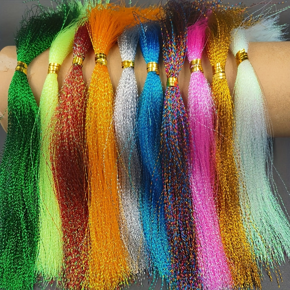 5 Packs Flash Fishing Tying Materials for Lure Making