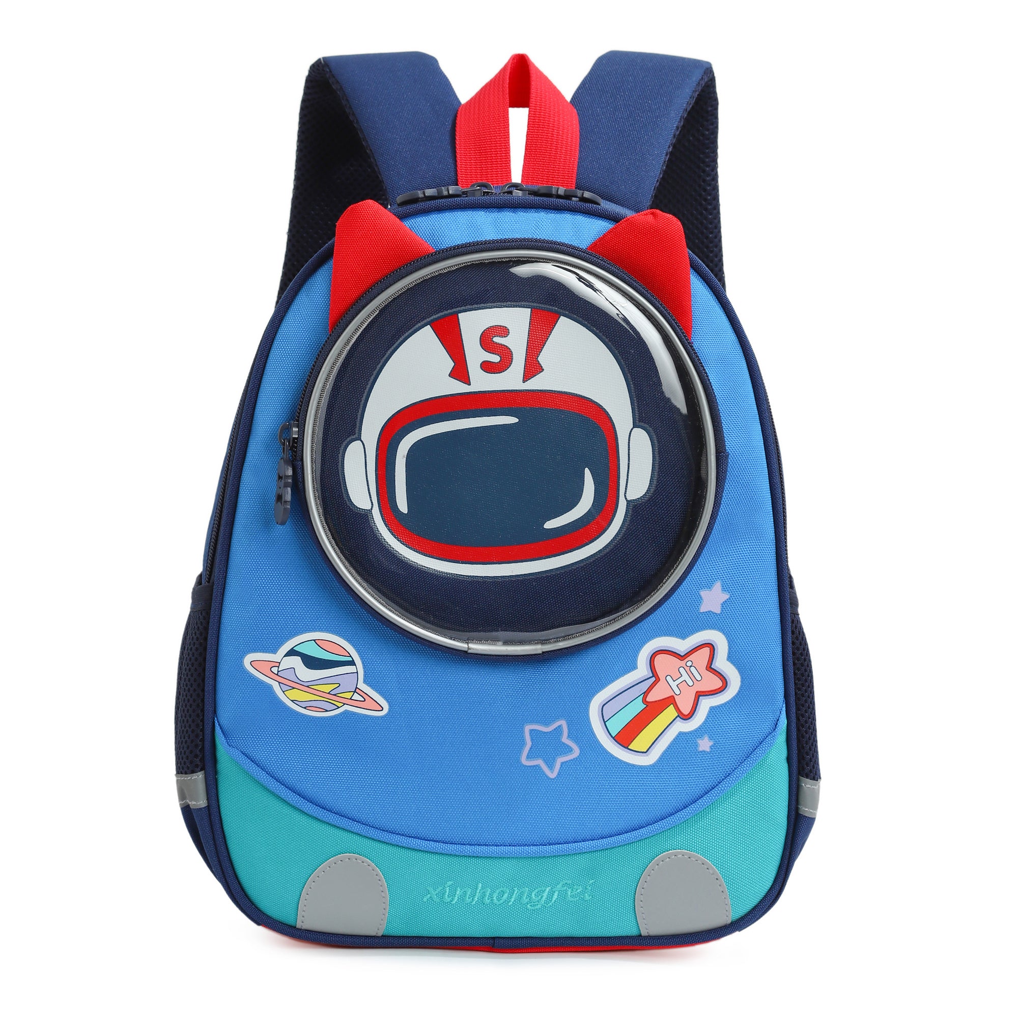 Kids Cartoon Backpack for Kindergarten, Portable Spin Protection Schoolbag