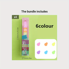 2 Sets Fluorescent Highlighter Pens 12 Set Solid Colors Card Books