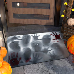 Horror Man Shadow Runner Rug Non-slip Halloween Decoration Mat