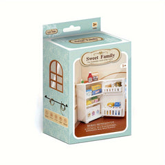 17pcs Mini Refrigerator Toys Simulated Food Dollhouse Micro Kitchen Role Play