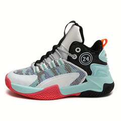 Boy's Block Basketball Shoes Comfy Non Slip Sneakers