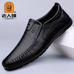Men's Moc Toe Loafer Shoes Non Slip