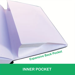 Dotted Journal Thick Paper 160 Pages A5 Light Purple Vegan Leather Cover