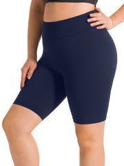 Sports Shorts Women's Plus High Rise Skinny Fitness Shorts