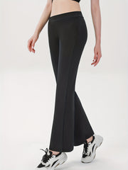 Tummy Control Bootcut Yoga Pants for Women Flattering Wide Leg Activewear