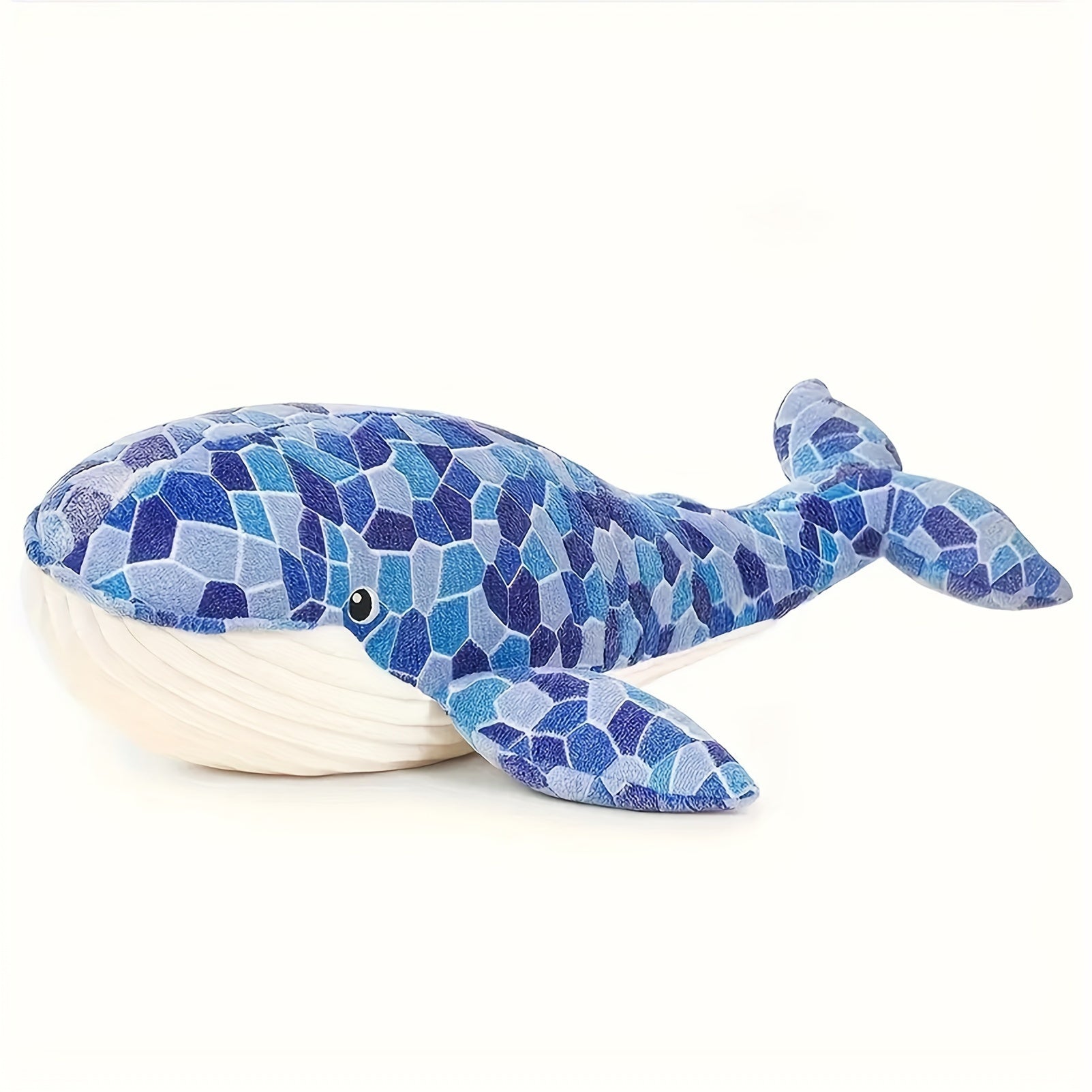 Big Whale Plush Toy Stuffed Sea Animal Soft Cartoon Decoration Gift
