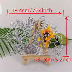 Tree Grass Metal Cutting Dies and Stamps for Scrapbooking