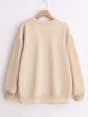 Women's Round Neck Active Sweatshirt Casual Sports Sweatshirts