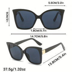 Oversized Cat Eye Sunglasses Gradient UV400 Sun Shades for Summer Beach