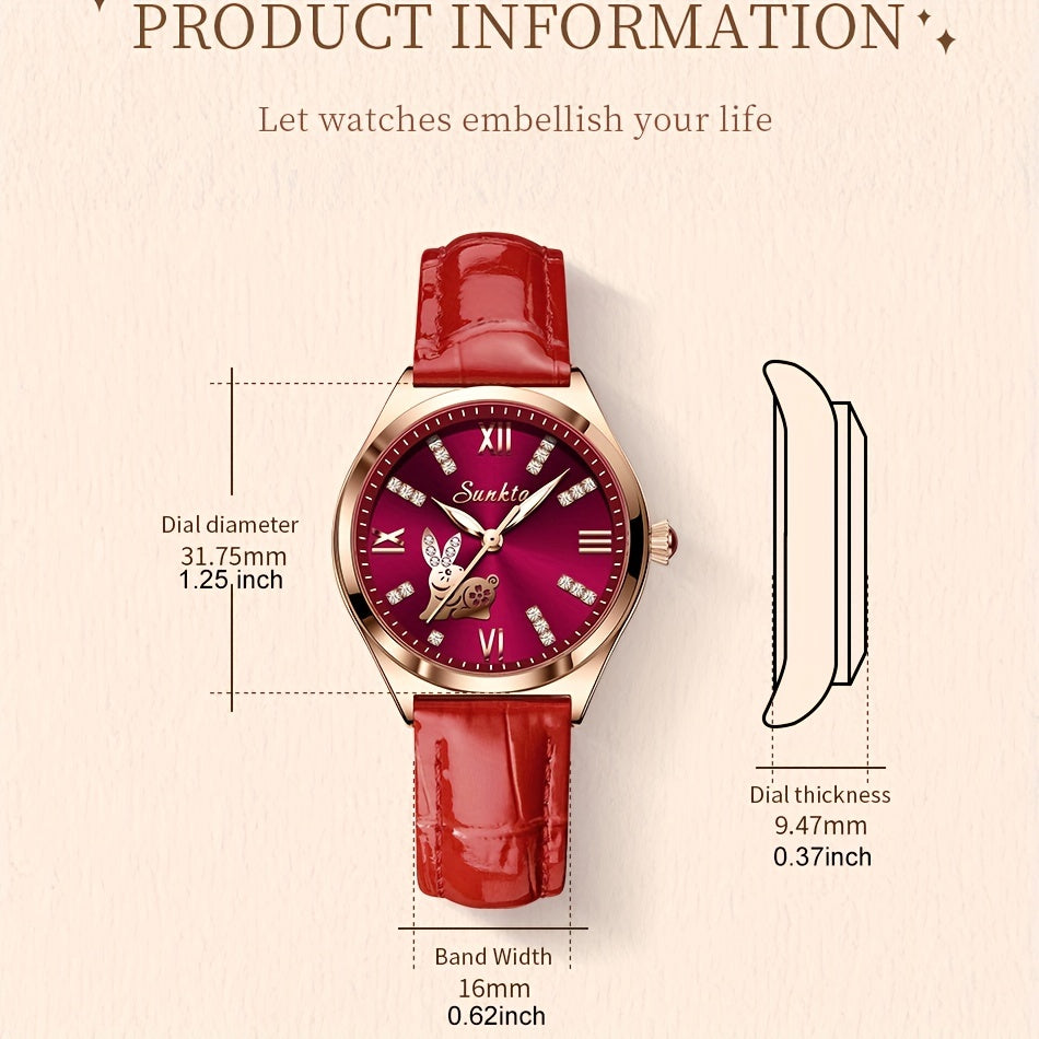 LIGE Kids Quartz Watch Cute Animal Shape Waterproof Vintage Girls Watch