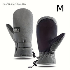Winter Outdoor Windproof Touch Screen Cycling Gloves Thermal Skiing Gloves