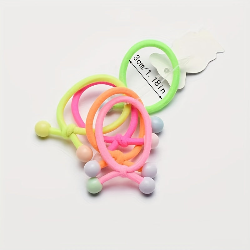 100pcs Sweet Hair Tie Elastic Hair Bands Ponytail Holders for Baby Girls