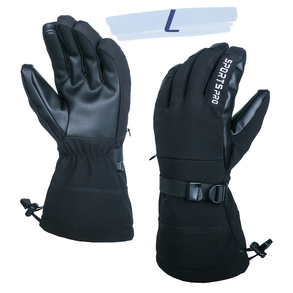 Waterproof Touch Screen Winter Skiing Gloves Unisex Warm Keeping Breathable
