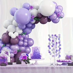 128pcs Purple Balloon Arch Kit Garland For Party Decorations