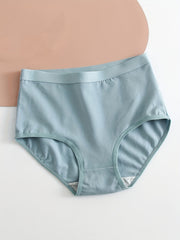 4pcs Comfy High Waist Briefs Women's Lingerie