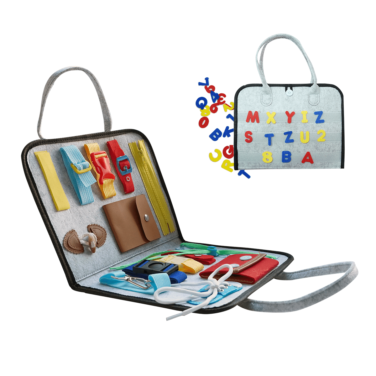 Montessori Busy Board Educational Toys for Toddlers