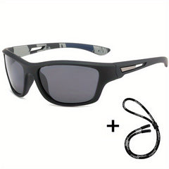 Outdoor Sports Glasses with Colorful Lenses and Anti Lost Strap
