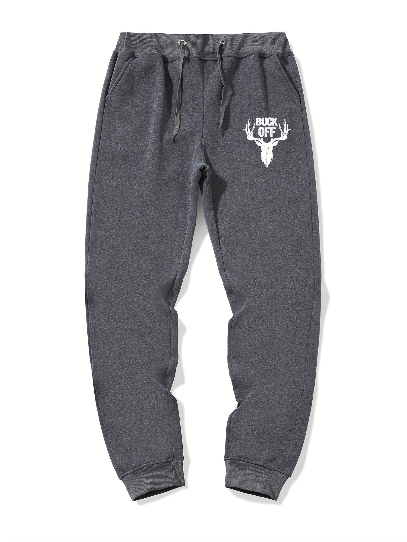 Men's Drawstring Sweatpants Pocket Casual Jogger Pants
