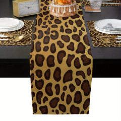 Leopard Print Table Runner 13x72 Inch