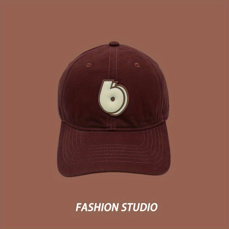 Retro Soft Top Hip Hop Cartoon Digital Baseball Cap Hand Wash Dry Clean
