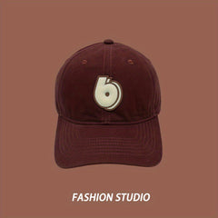 Retro Soft Top Hip Hop Cartoon Digital Baseball Cap Hand Wash Dry Clean