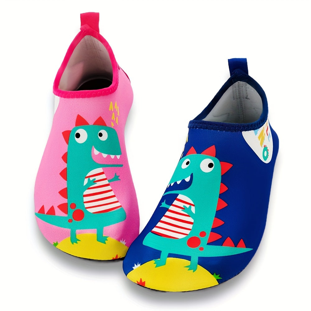 Kids Dinosaur Water Shoes Quick Dry Lightweight Non Slip Soft Socks