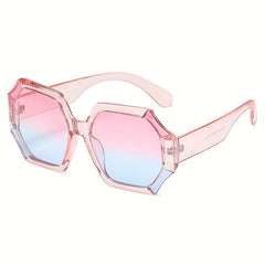Men's Large Frame Sunglasses Anti UV400 Vintage Eyewear