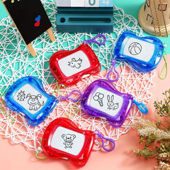 18pcs Magnetic Drawing Boards Keychain Doodle Sketch Pads Assorted Colors