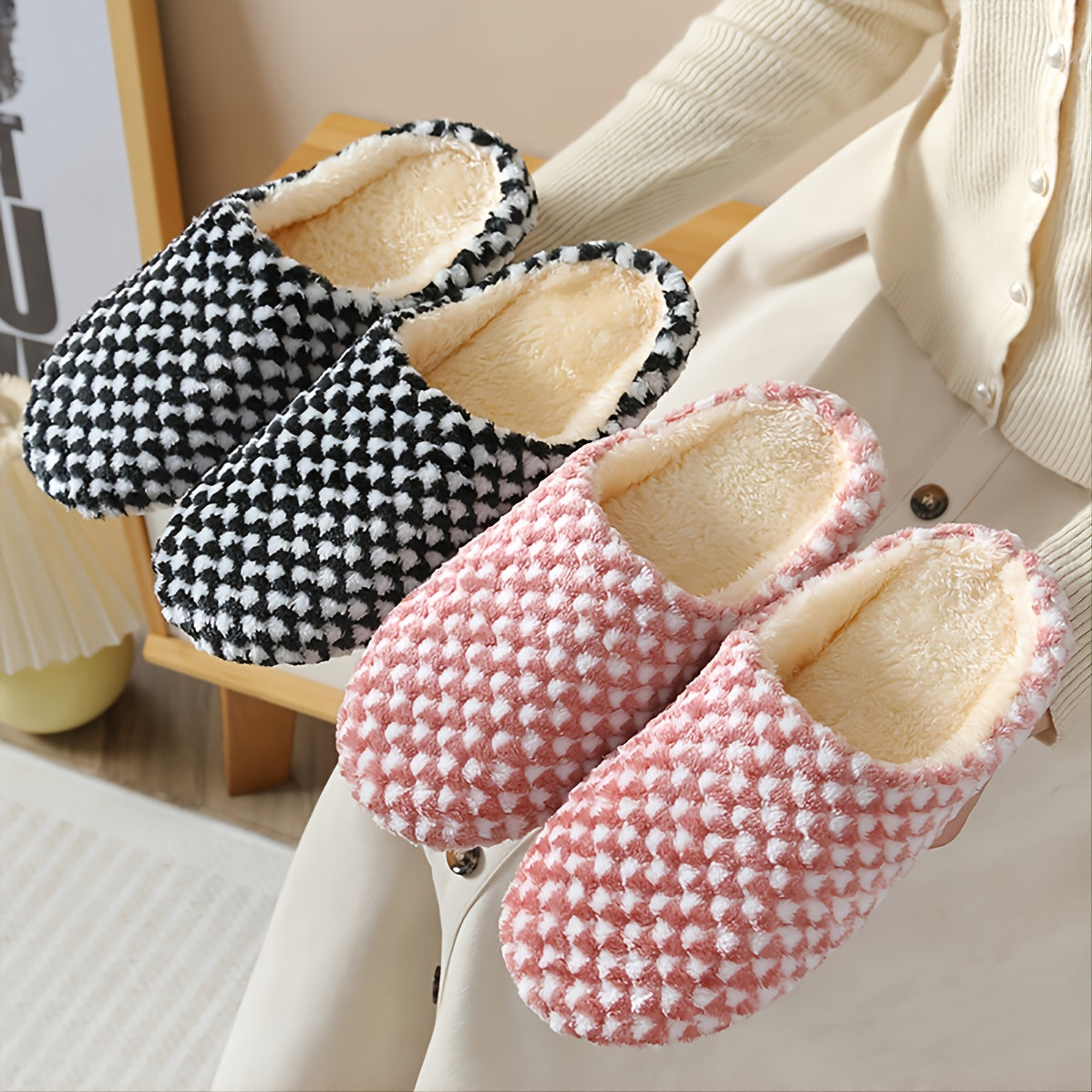Soft Women's Fluffy Home Slippers