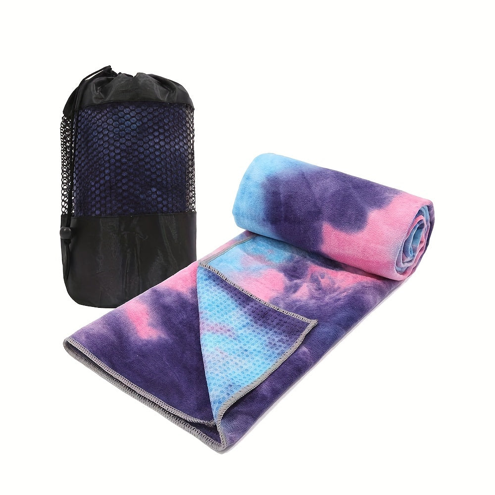 Non Slip Mat Towel for Hot Yoga Pilates Workouts 24x72 Inches