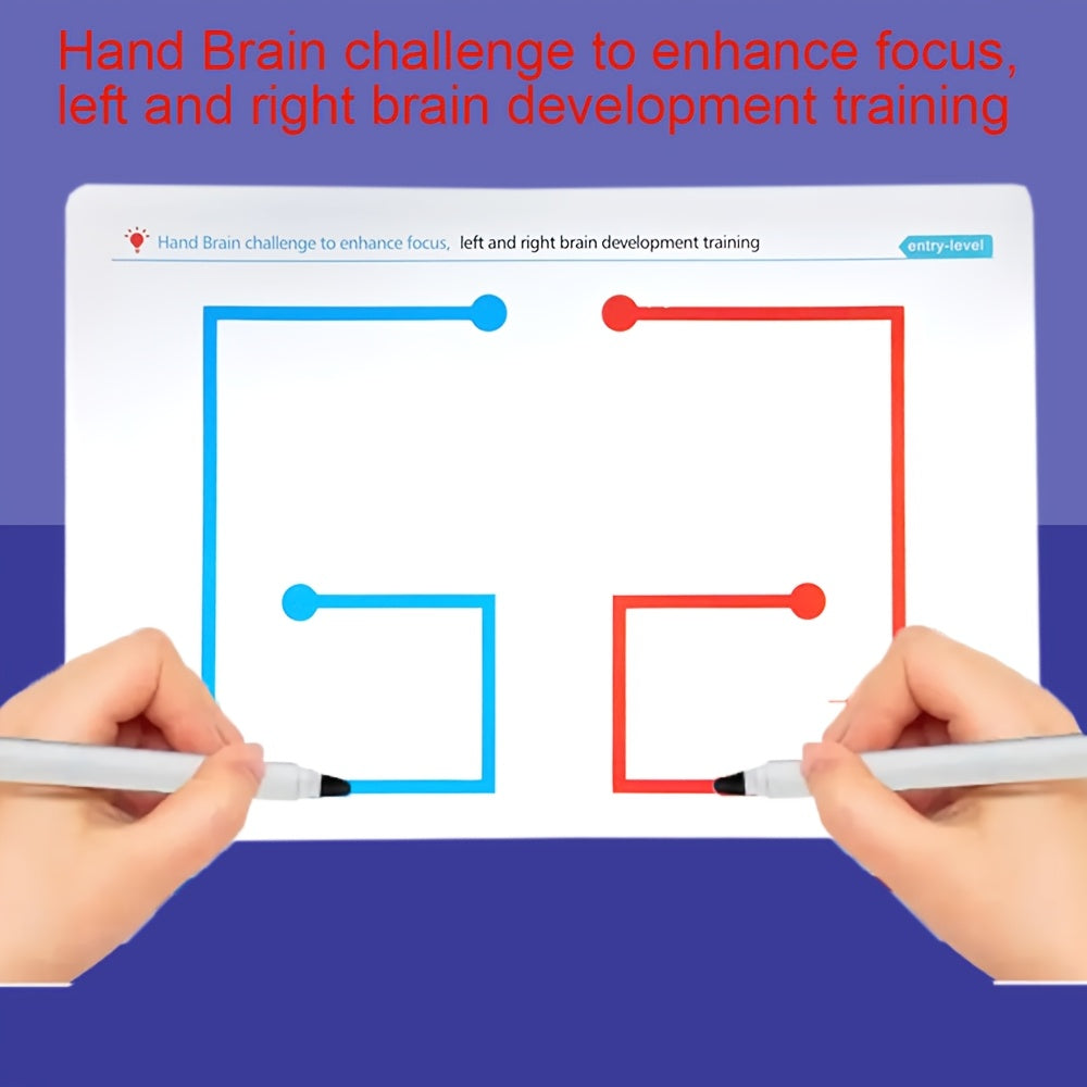 Interactive Brain Toy Educational Puzzle Aid with Pen & Eraser