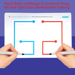 Interactive Brain Toy Educational Puzzle Aid with Pen & Eraser