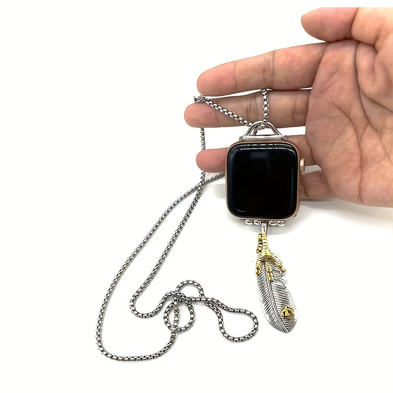 Metal Necklace Pendant For Smart Watch Anti lost Chain
