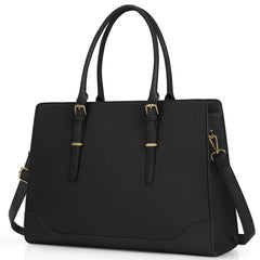 Large Capacity Waterproof PU Leather Laptop Bag for Women