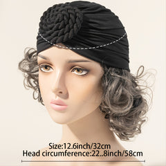 Big Twisted Knotted Tied Turban Boho Hat Pre Tied Knotted Turban Hat For Women