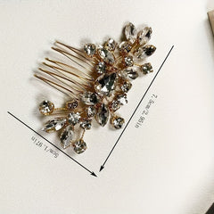 Bridal Crystal Hair Comb Head Jewelry Insert Comb Wedding Hair Accessories