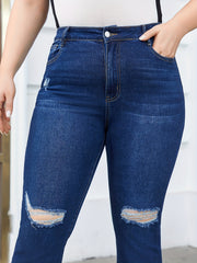 High Stretch Flared Leg Jeans