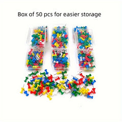 50 Boxed Colored I Spikes Tacks Press Spikes Creative Pushpins