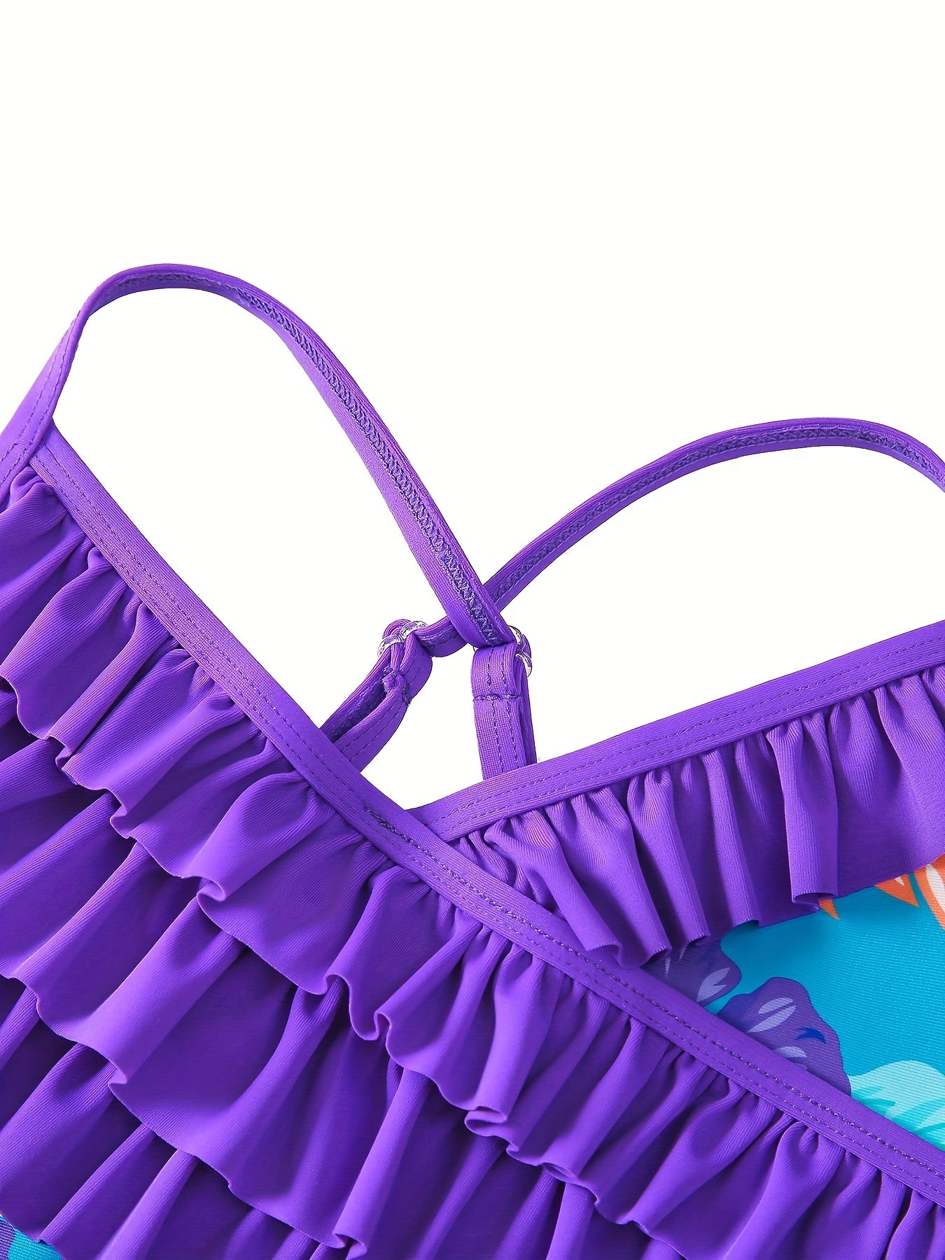 Cute Ruffle One Piece Swimsuit for Girls