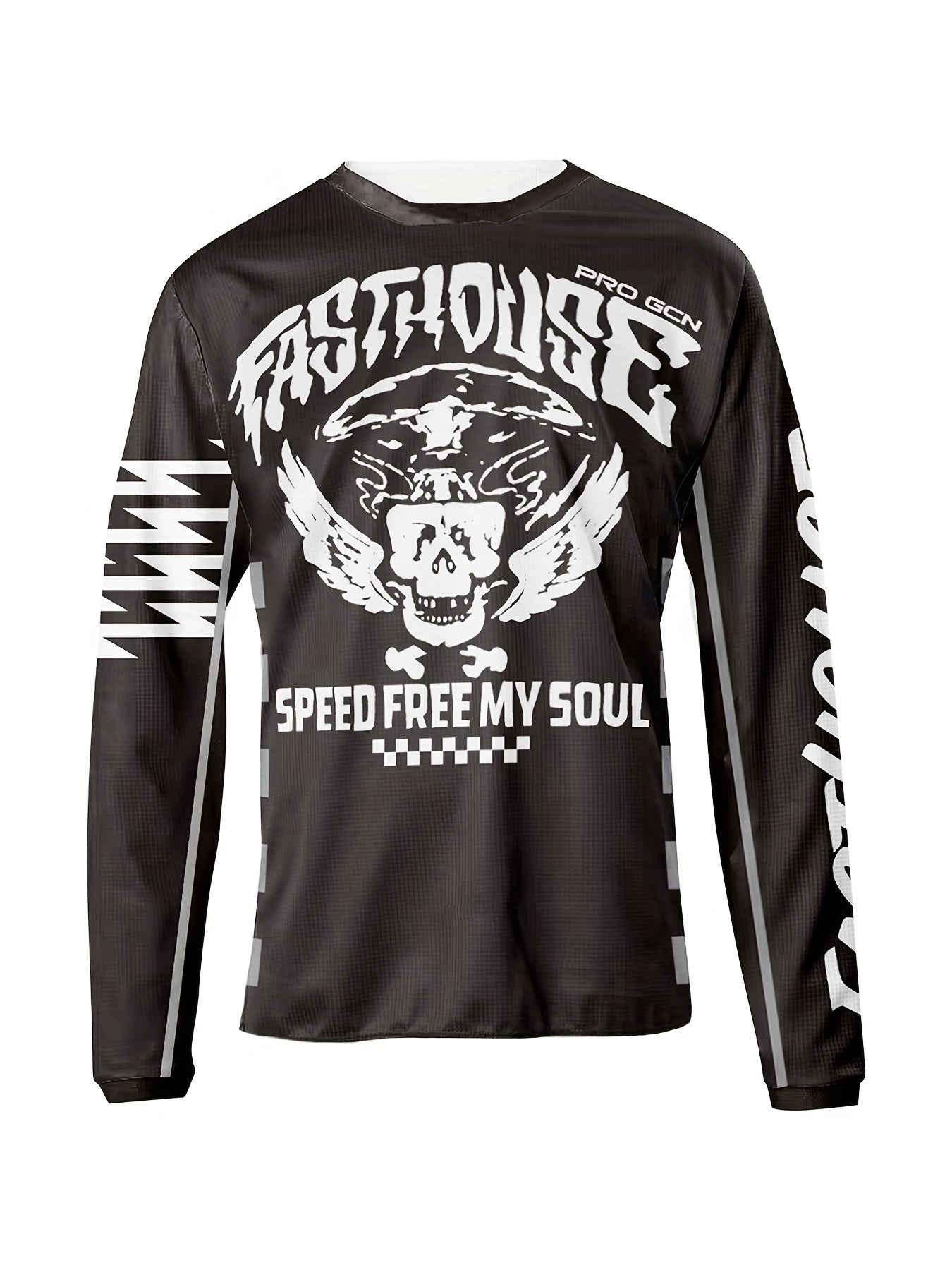 Men's Fasthouse Cycling Jersey Quick Dry & Long Sleeves