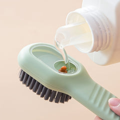 2pcs Green Wool Shoe Brush with Detergent - Household Cleaning Clothes