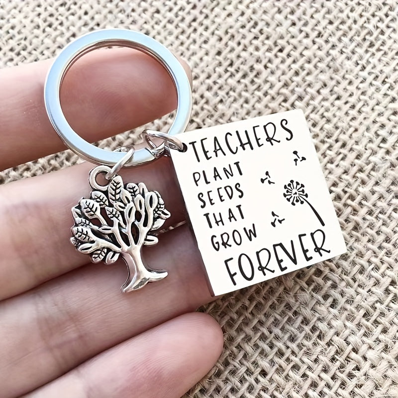 Tree Of Life Charm Keychain - Teacher's Gift