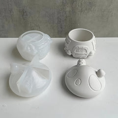 3D Mushroom House Silicone Mold for DIY Home Decor