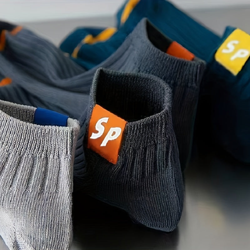 Breathable Men's Ankle Socks - Keep Feet Dry All Summer