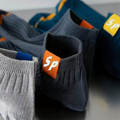 Breathable Men's Ankle Socks - Keep Feet Dry All Summer