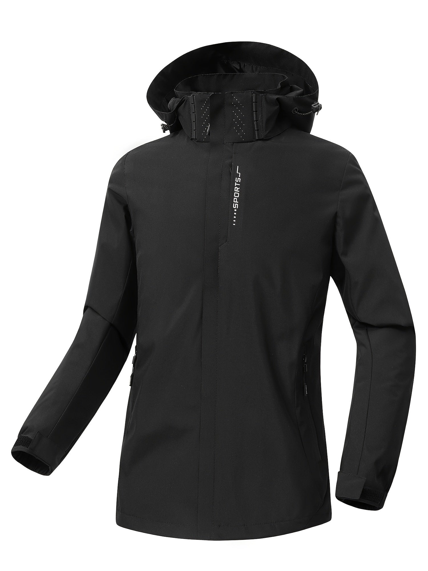 Women's Outdoor Sports Jacket Waterproof Hooded Hiking Mountaineering