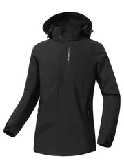 Women's Outdoor Sports Jacket Waterproof Hooded Hiking Mountaineering