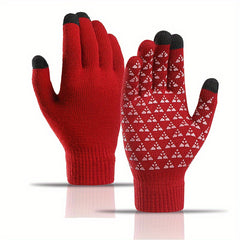 Touch Screen Knitted Gloves Winter Warm Couples Gloves