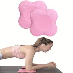 2pcs Thick Kneeling Pads for Yoga & Pilates, Non-slip Plank Support Mats
